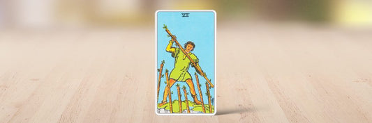 A hét tarot lapja a botok 7, 2025. július 28. - augusztus 3.