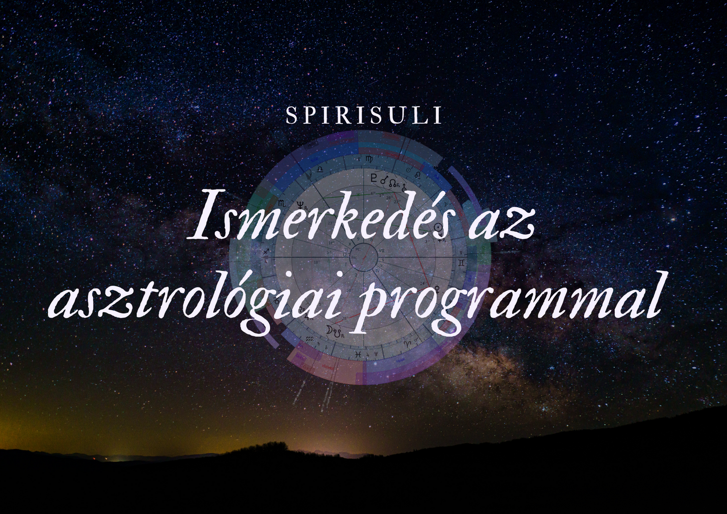 Ismerkedés az asztrológiai programmal