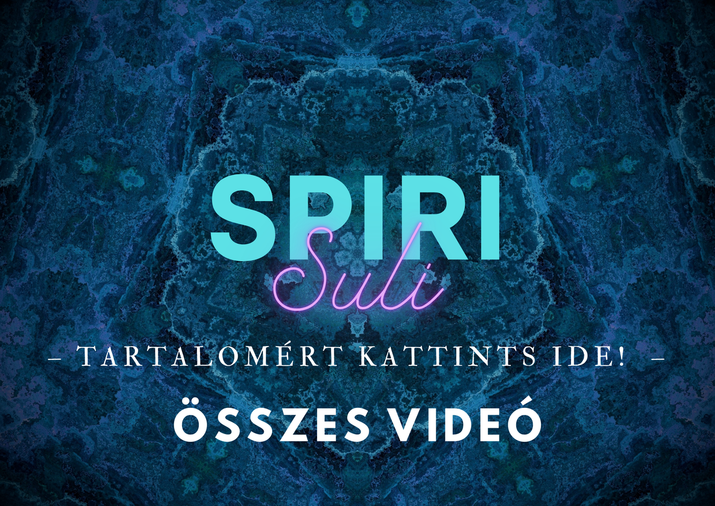 Promotional image for SpiriSuli spirituality course with text and blue abstract background.