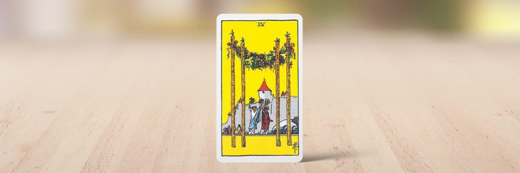 A hét tarot lapja a botok 4, 2025. december 22-28.