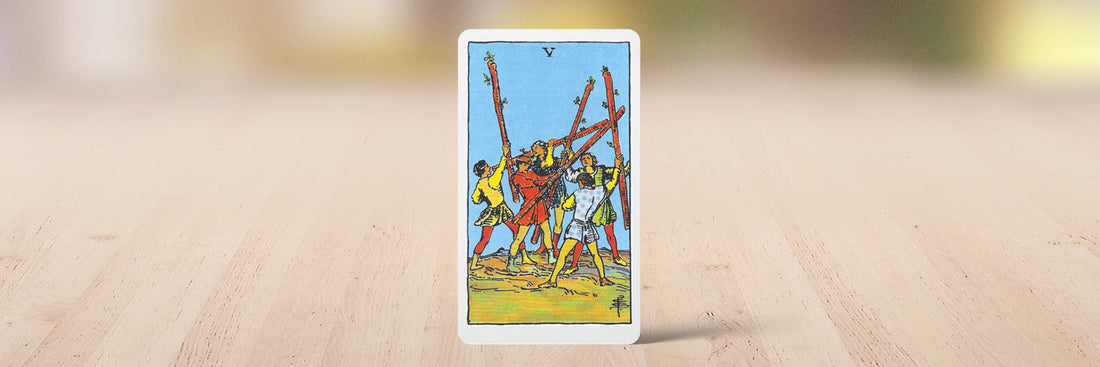 A hét tarot lapja a botok 5, 2025. december 29. - 2026. január 4.