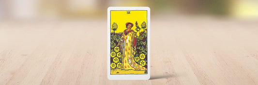 A hét tarot lapja az érmék 9, 2024. február 26. - március 3.