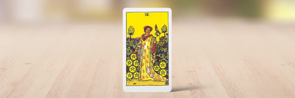 A hét tarot lapja az érmék 9, 2026. május 11-17.
