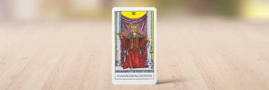 A hét tarot lapja az Igazságszolgáltatás, 2024. február 12-18.