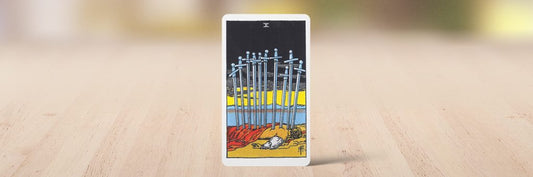 A hét tarot lapja a kardok 10, 2025. május 12-18.