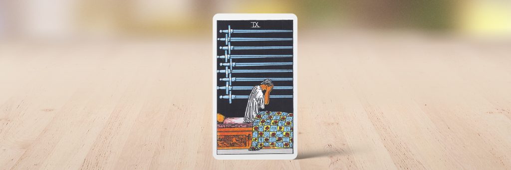 A hét tarot lapja a kardok 9, 2024. július 15-21.