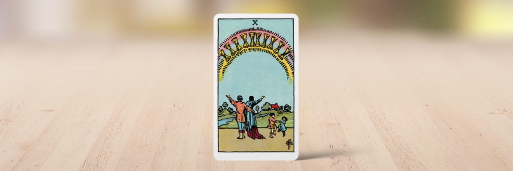 A hét tarot lapja a kelyhek 10, 2026. január 5-11.