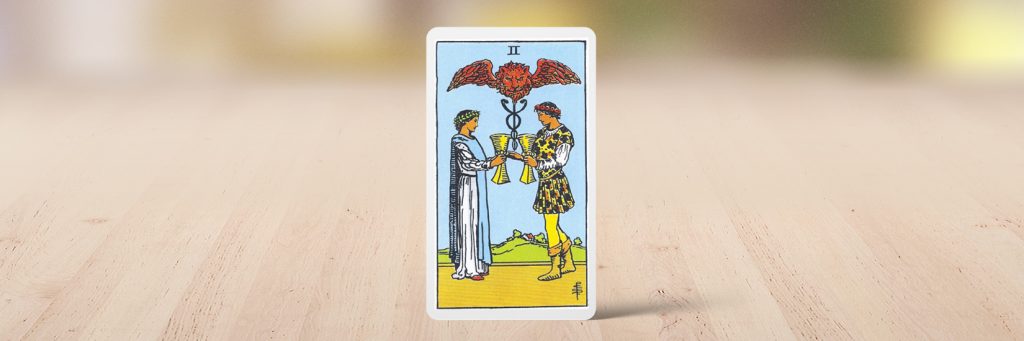 A hét tarot lapja a kelyhek 2, 2025. január 13-19.