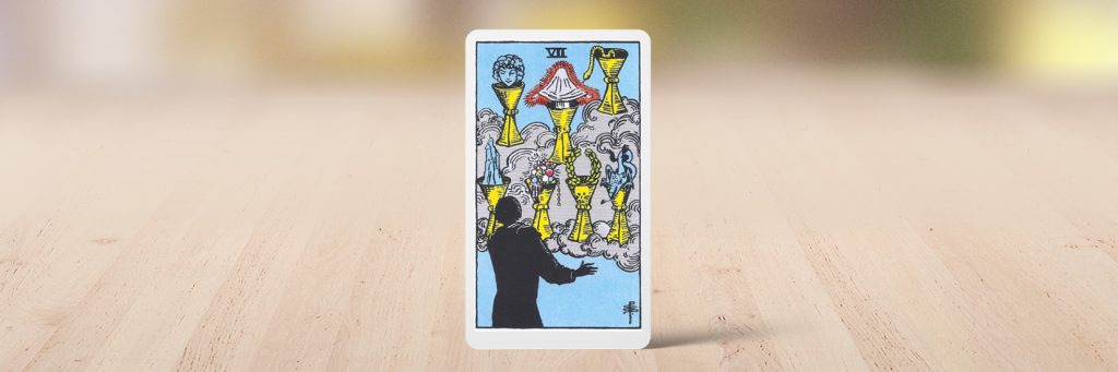 A hét tarot lapja a kelyhek 7, 2026. október 26. - november 1.