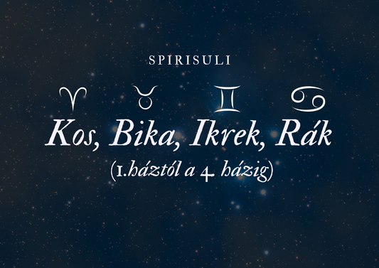 Promotional image for SpiriSuli featuring zodiac signs in a stylized font against a starry background.